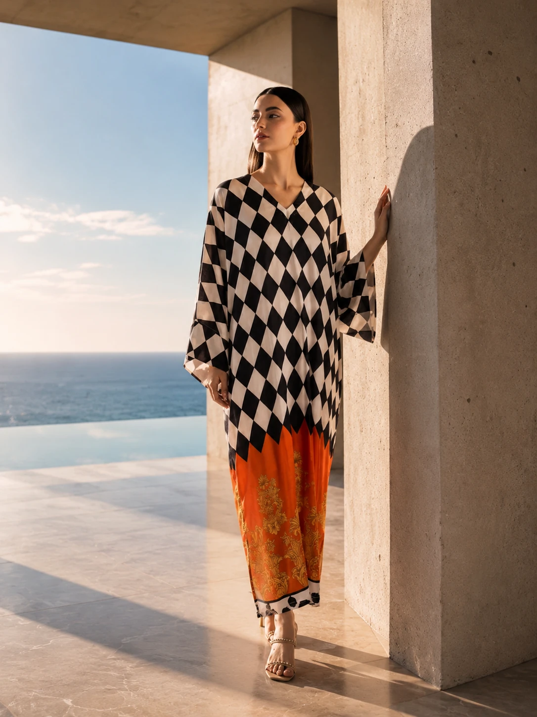 The Sorrento Diamond Kaftan